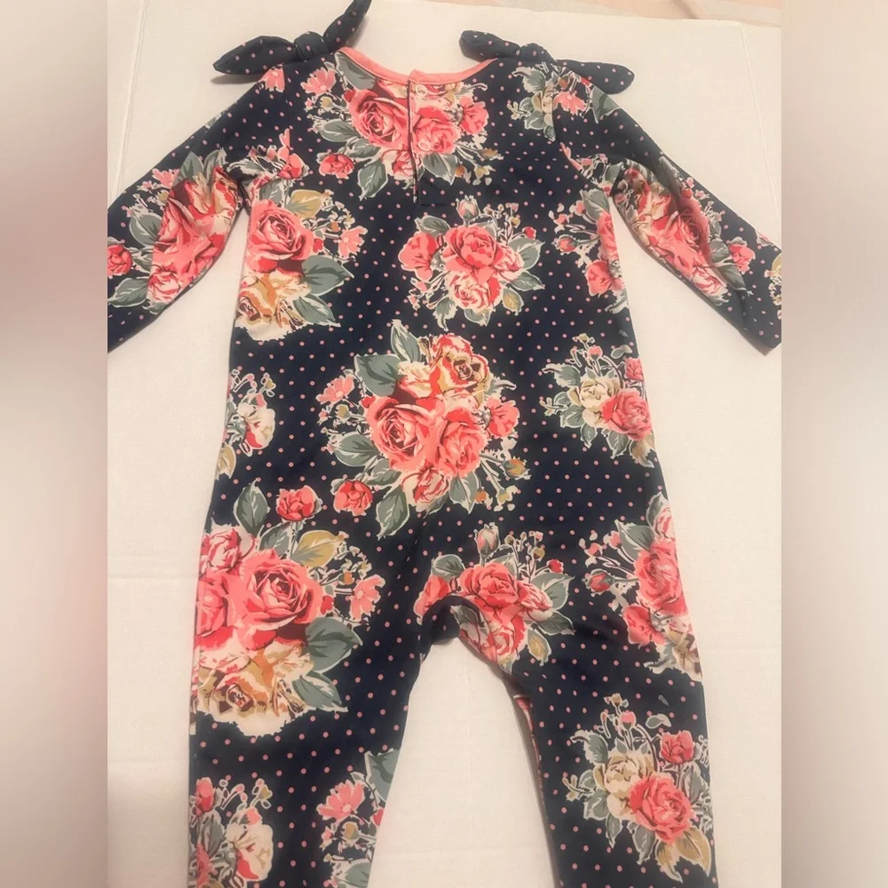 6M Penelope Plumm Floral Romper